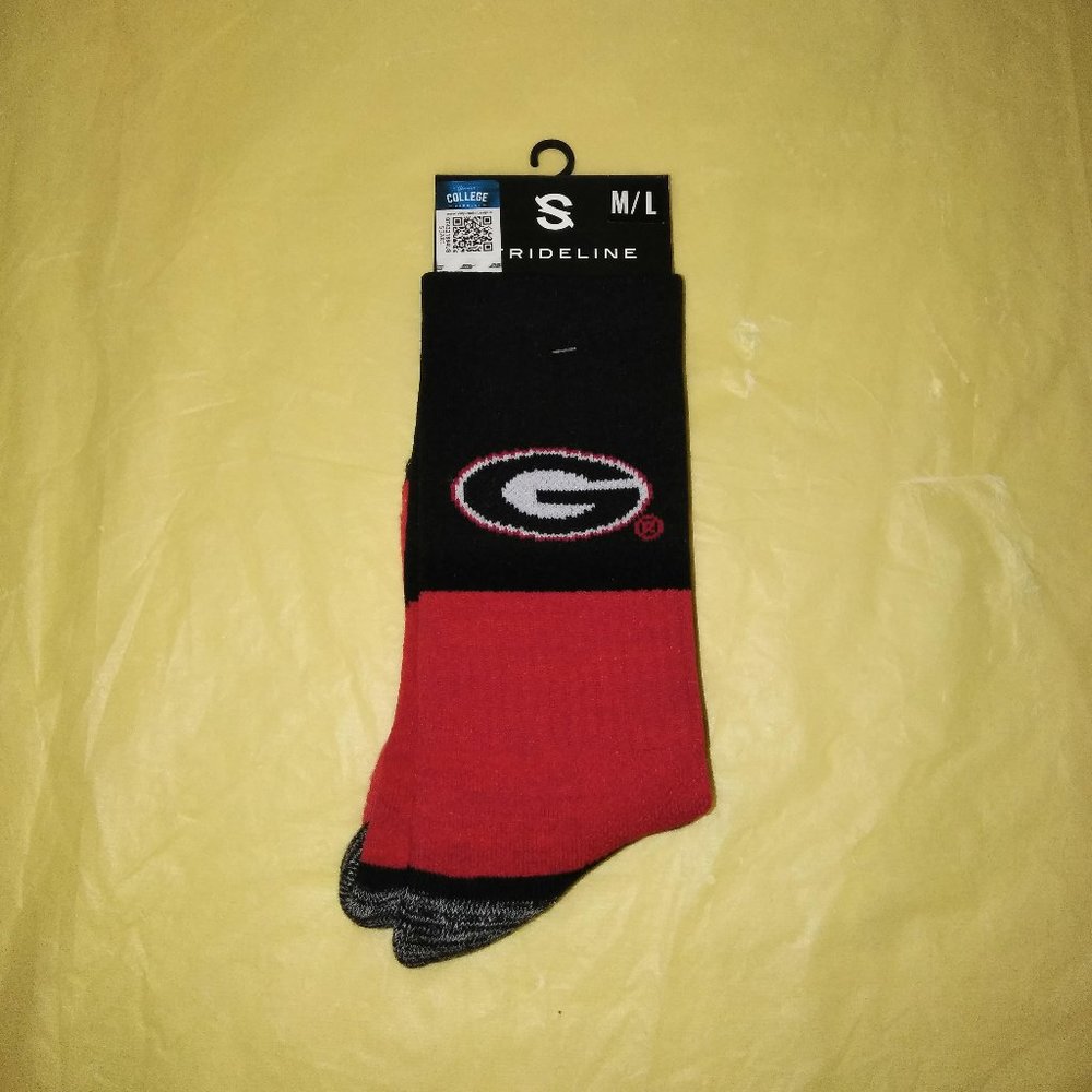 Georgia Bulldogs Primary Logo Crew Socks